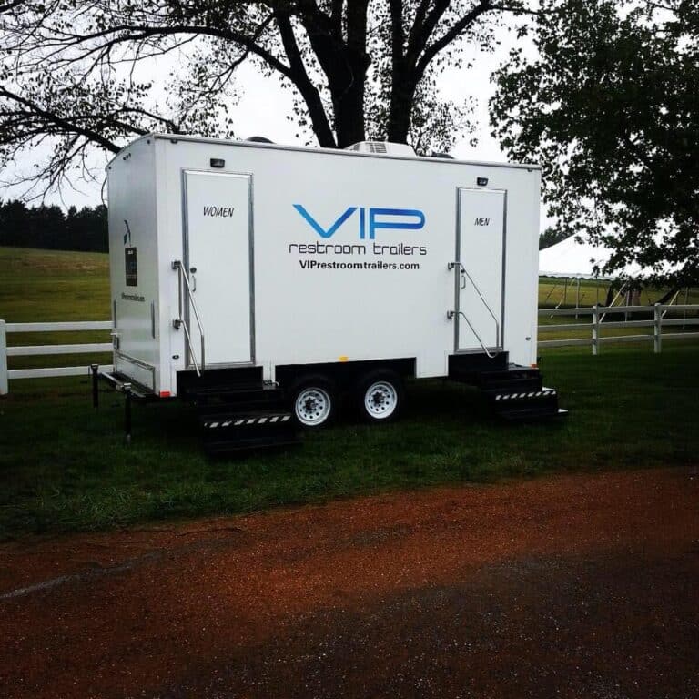 Elevating Event and Construction Site Comfort - VIP Restroom Trailers
